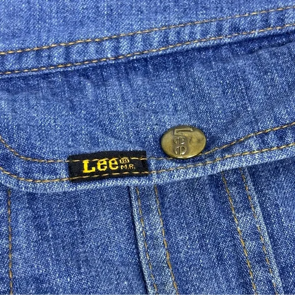 Vintage 60’s 70’s Lee M.R Flared Denim Bell Bottoms Workwear Jeans Unisex